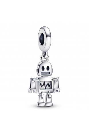 Charm pendentif, Pandora moments, Bot le robot, en argent 925/1000 792250C01