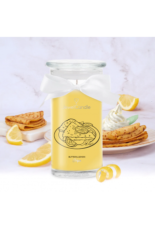 Bougie Butter & Lemon Crêpe, (Boucles d'oreilles), Jewel Candle 201926EU-B