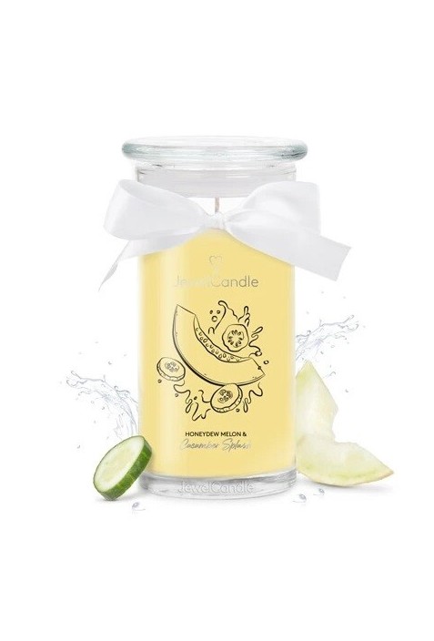Bougie Honeydew Melon & Cucumber Splash, (Collier), Jewel Candle 301559EU-C