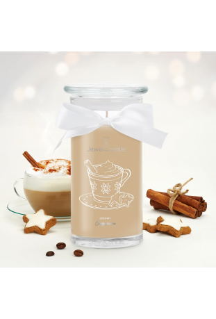 Bougie Creamy Cappuccino, (Collier), Jewel Candle 301853EU-C