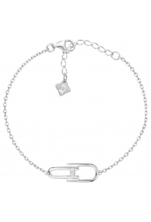 Bracelet Argent 925/1000, La Garçonne Diamant, 20300012