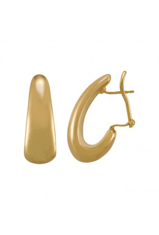 Boucles d'oreilles femme, argent 925/1000 dorées or jaune 750/1000, Charles Garnier Paris 1901, Formes, AGF170053E