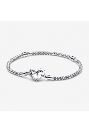 Bracelet Pandora Moments, Maille Serpent, en argent 925/1000, 592453C00