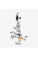 Charm Pandora pendentif, Disney Oswald 100e Anniversaire, Argent 925/1000 et Or jaune 585/1000, 792519C01