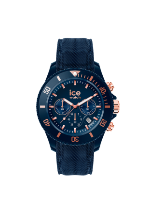 Montre ICE WATCH, ICE CHRONO, Blue rose gold, LARGE 44 MM, 020621