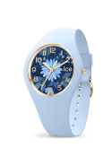 Montre ICE WATCH ICE flower, Water blue, SMALL 34 MM 021733