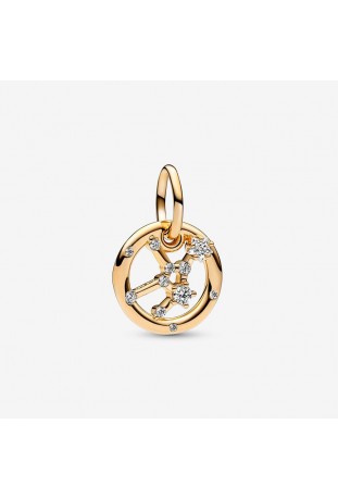 Charm Pandora pendentif , signe de la vierge, doré or jaune 585/1000, 762715C01
