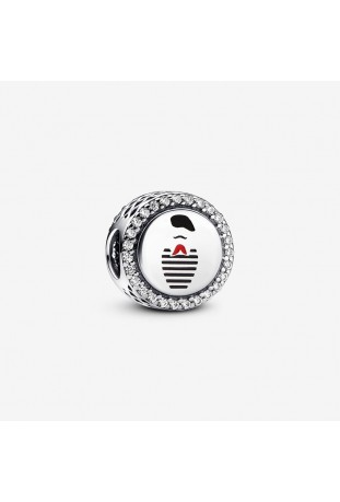 Charm Pandora, gravable Mime français, en argent 925/1000, 792016CZ_E044