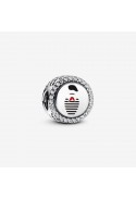 Charm Pandora, gravable Mime français, en argent 925/1000, 792016CZ_E044