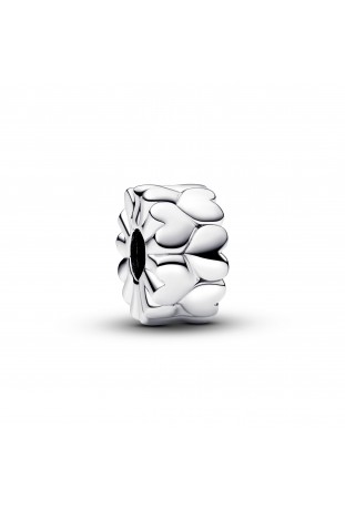Charm clip Pandora, motif coeur, en argent 925/1000, 792828C00