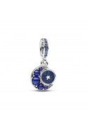 Charm pendentif Pandora, Rotatif Lune Scintillante, en argent 925/1000, 792979C01