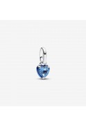 Mini Dangle Pandora Me, Coeur chakra bleu, en argent 925/1000, 793042C02