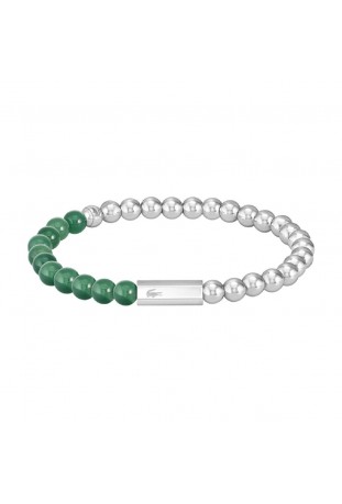 Bracelet homme Lacoste, SCOTTIE, acier et jade, 2040245