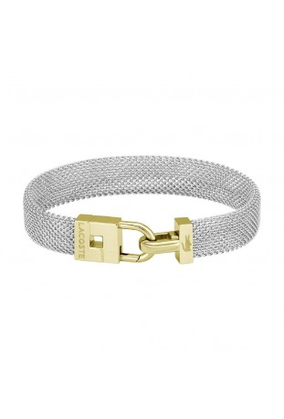 Bracelet femme Lacoste, ENIE, acier bicolore, 2040270