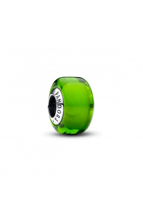 Charm Pandora, Mini Murano vert, en argent 925/1000, 793106C00