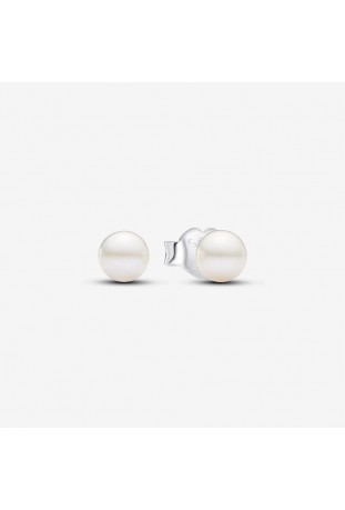 Boucles d'oreilles Pandora, perles de culture d'eau doucede 4,5 mm, en argent 925/1000, 293168C01