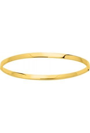 Bracelet rigide or jaune 375/1000, creux ouvrant by Stauffer