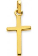 Médaille croix or jaune 375/1000 by Stauffer