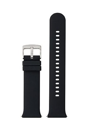 Bracelet interchangeable silicone noir, montre femme TEKDAY Connectée 675878