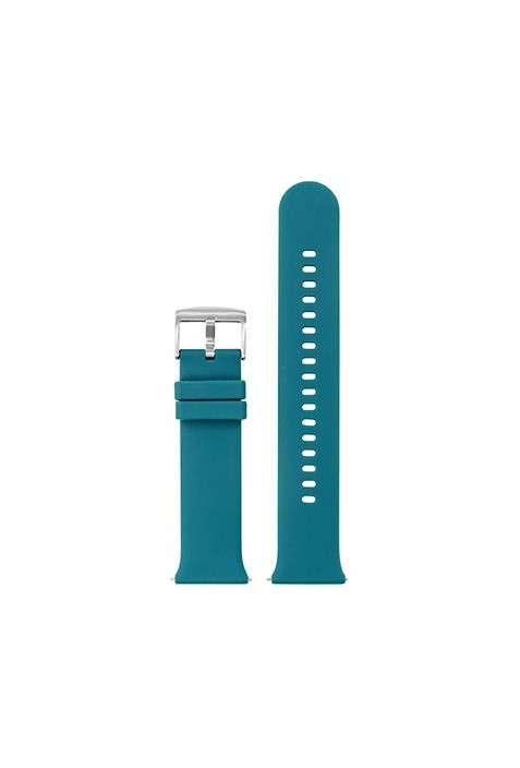 Bracelet interchangeable silicone bleu canard, montre femme TEKDAY Connectée 675890