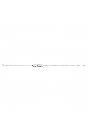 Bracelet souple mono-motif Argent by Stauffer Ref. 70300120