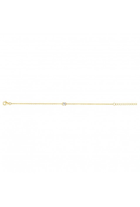 Bracelet souple mono-motif Plaqué Or by Stauffer Ref. 76300130