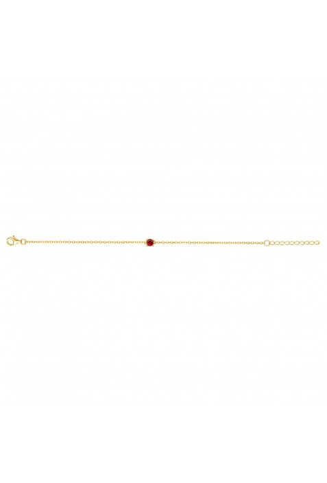 Bracelet souple mono-motif Plaqué Or by Stauffer Ref. 76300131