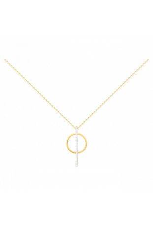 Collier Y Plaqué Or by Stauffer Ref. 76700085BJ