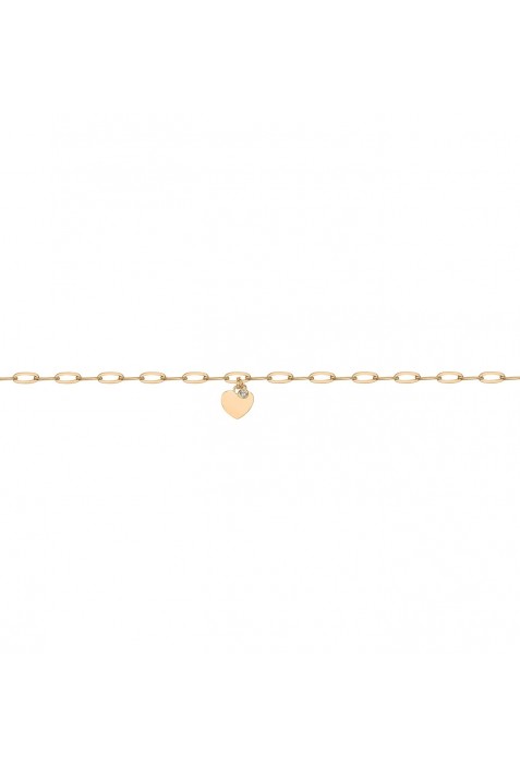 Bracelet plaqué or, La Garçonne Diamant, 26300028