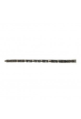Bracelet acier IP vintage et carbone noir Phebus Legend Ref. 35-1148