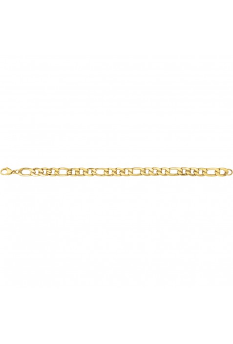 Bracelet acier IP jaune mailles alternées 1+3, Phebus Legend Ref. 35-1169