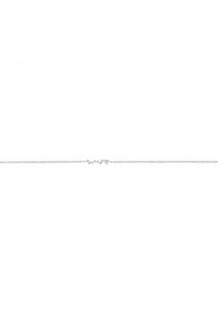 Bracelet Argent 925/1000 et 5 oxydes de zirconium by Stauffer 60300006