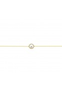 Bracelet souple mono-motif Plaqué Or by Stauffer Ref. 76300160
