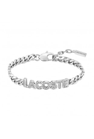 Bracelet femme Lacoste, Script, acier, 2040062