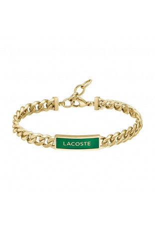 Bracelet homme Lacoste, Spence, acier PVD jaune, 2040323