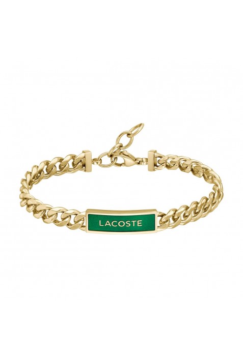 Bracelet homme Lacoste, Spence, acier PVD jaune, 2040323