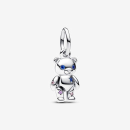 Charm pendentif Pandora, Ours en Peluche Articulé, en argent 925/1000, 792986C01