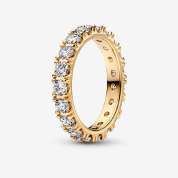 Bague Pandora, d'éternité scintillante, doré or jaune 585/1000, 160050C01
