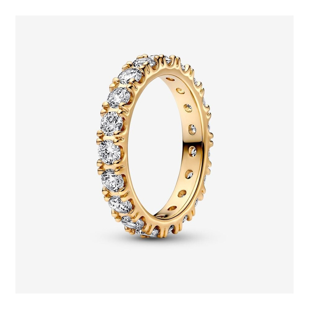 Bague Pandora, d'éternité scintillante, doré or jaune 585/1000, 160050C01
