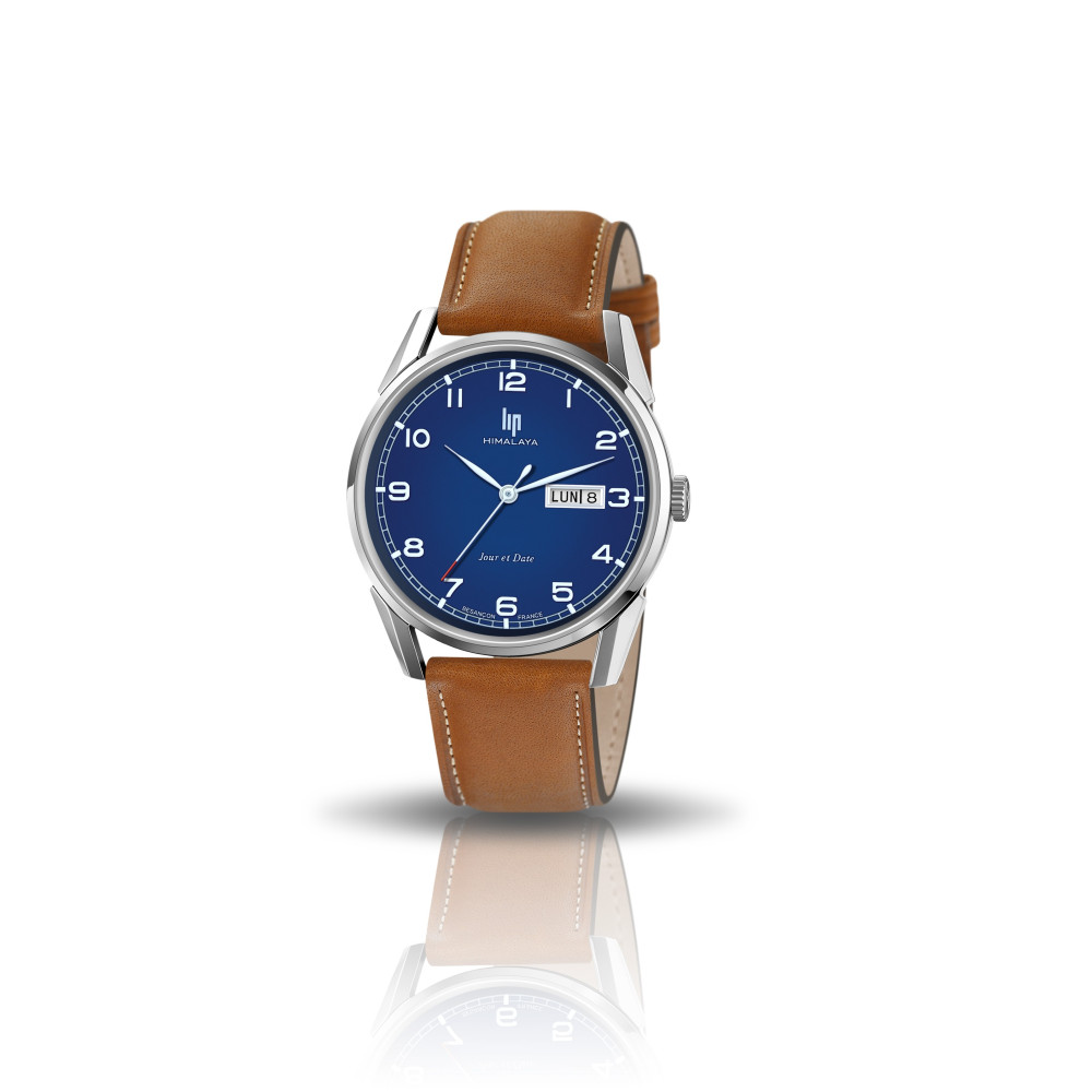 Montre Homme Lip Himalaya, 40 mm, Jour et date, Ref 671705