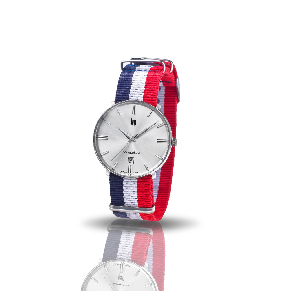 Montre Homme Lip Dauphine, 38 mm, quartz, Ref 671439