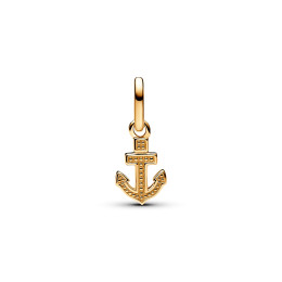 Le Mini Dangle Pandora Me, ancre, en métal doré or jaune, 763369C01