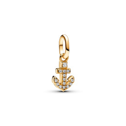 Mini Dangle Pandora Me, ancre, en métal doré or jaune, 763369C01