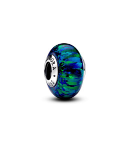 Charm Pandora moments, Verre de Murano vert opalescent, Argent 925/1000, 791691C04