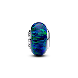 Le Charm Pandora moments, Verre de Murano vert opalescent, Argent 925/1000, 791691C04