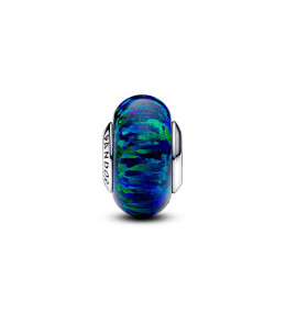 Le Charm Pandora moments, Verre de Murano vert opalescent, Argent 925/1000, 791691C04
