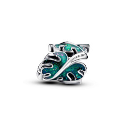 Le Charm Pandora moments, feuille de monstera verte, en argent 925/1000, 793332C01