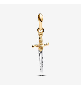 Le Charm pendentif Pandora, Game of Thrones poignard, en argent 925/1000 et doré or jaune 585/1000, 763142C00
