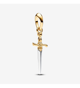 Charm pendentif Pandora, Game of Thrones poignard, en argent 925/1000 et doré or jaune 585/1000, 763142C00
