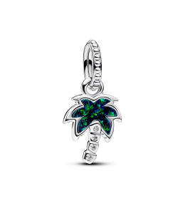 Charm Pandora moments pendentif palmier opalescent, en argent 925/1000, 793352C01